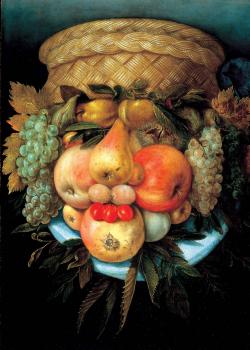 Giuseppe Arcimboldo : Fruit Basket